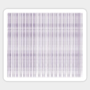 Modern Thin Purple Lines Sticker